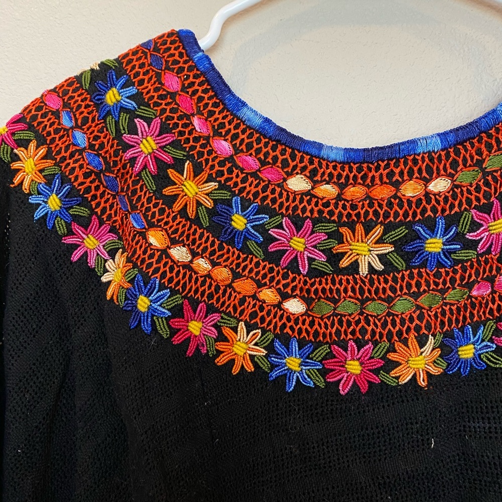 Fiesta embroidered top